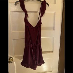 Victoria Secret Velvety Romper